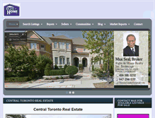 Tablet Screenshot of centraltorontorealestate.com